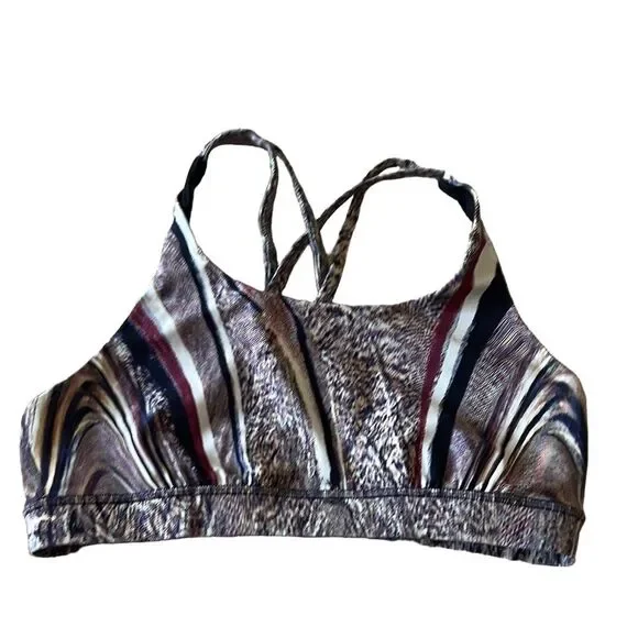 Lululemon Energy Sports Bra Nulux In Polychromatic. Size 10. - Picture 3 of 7